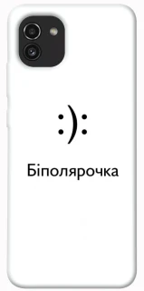 Чохол на Samsung Galaxy A03 Біполярочка фото 1 з 1