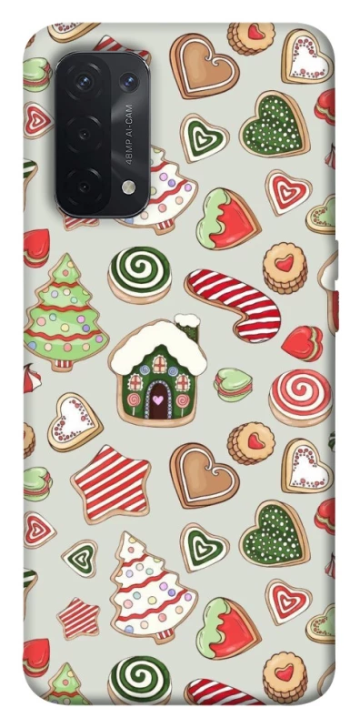 Чехол на Oppo A54 5G / A74 5G Новогодний v7 фото 1 из 1