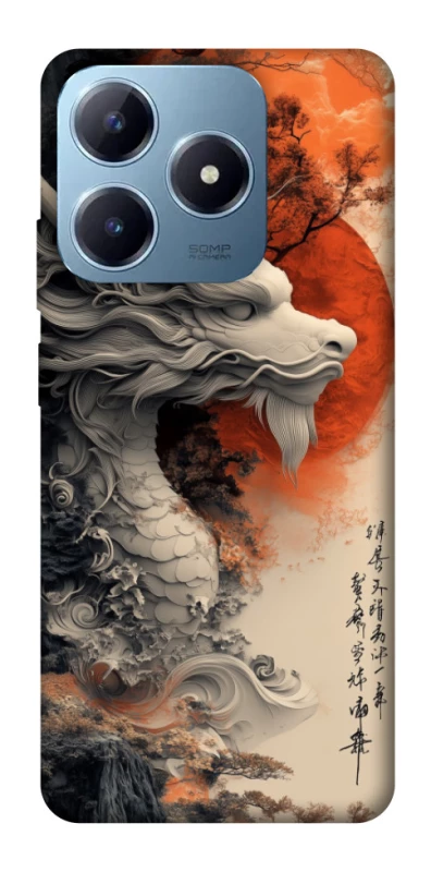 Чохол на Realme C63 white dragon фото 1 з 1