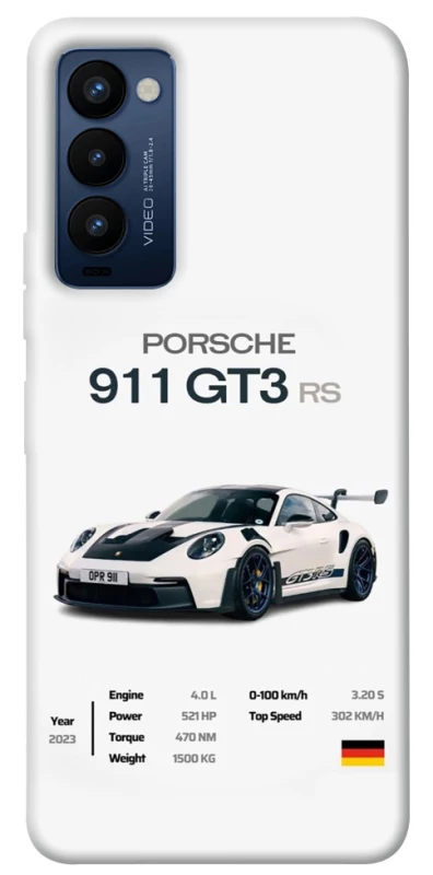 Чехол на TECNO Camon 18 Porsche 911 GT3 фото 1 из 1