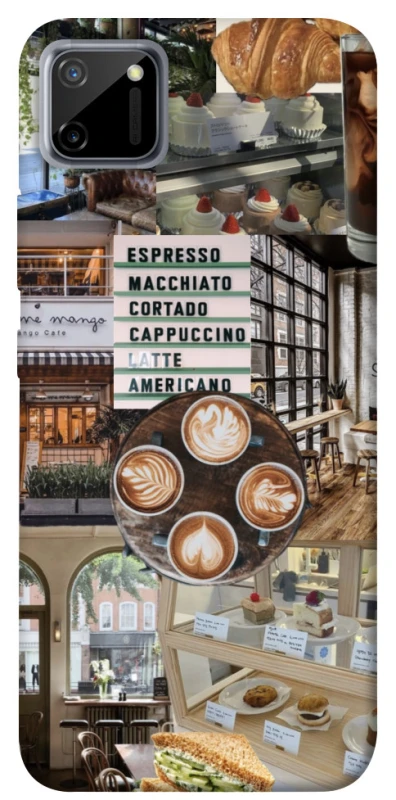Чехол на Realme C11 Coffee collage ver.5 фото 1 из 1