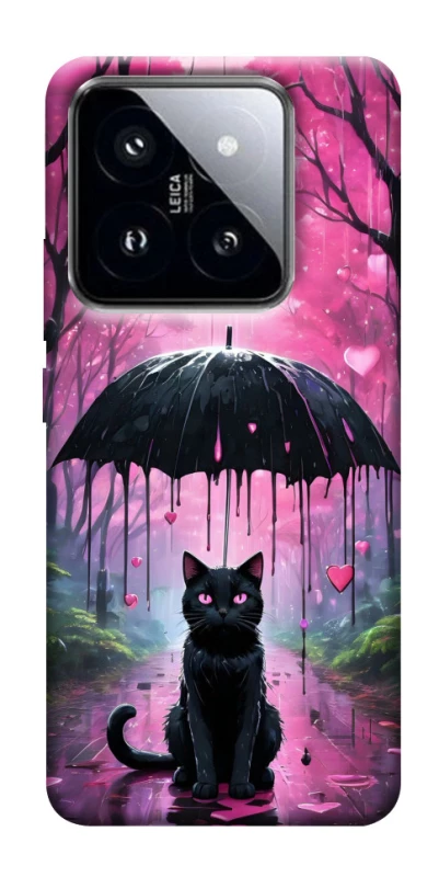 Чохол на Xiaomi 14 Pro Black cat фото 1 з 1