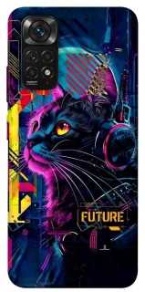 Чехол на Xiaomi Redmi Note 11 (Global) / Note 11S Cyber Cat v2 фото 1 из 1