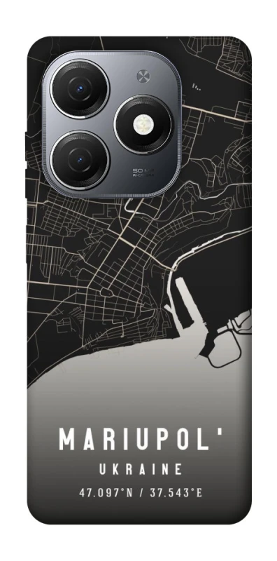 Чехол на TECNO Spark 20 Mariupol map фото 1 из 1