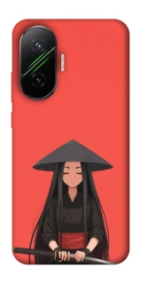 Чехол на Xiaomi Poco F7 Red samurai фото 1 из 1