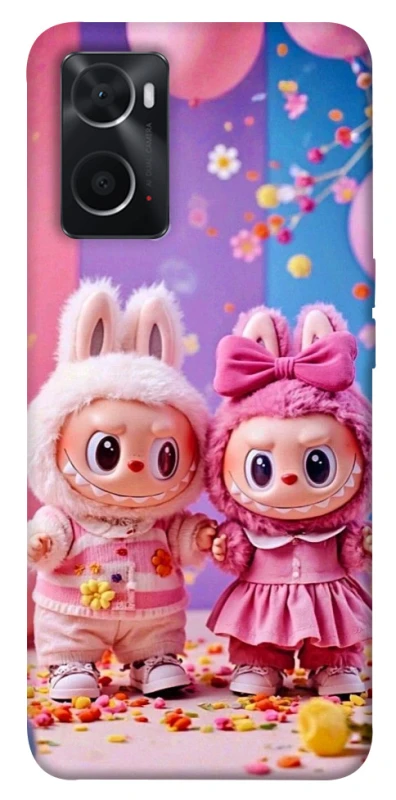 Чохол на Oppo A76 4G Labubu twins ver.2 фото 1 з 1