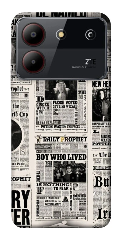 Чохол на ZTE Blade A54 4G Harry Potter newspaper фото 1 з 1