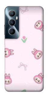 Чохол на Realme C65 4G Labubu Flower фото 1 з 1