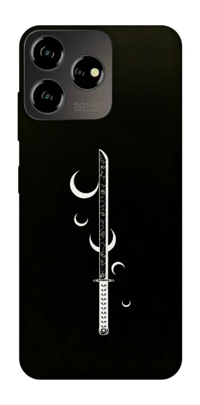 Чехол на ZTE Blade V50 Design 4G Самурай всегда с катаной фото 1 из 1