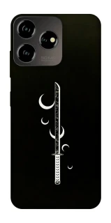 Чехол на ZTE Blade V50 Design 4G Самурай всегда с катаной фото 1 из 1