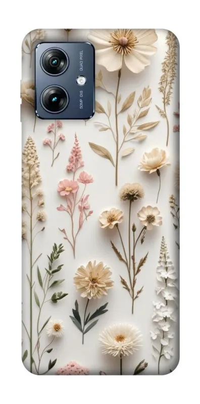 Чехол на Motorola Moto G54 Power Floral design ver.1 фото 1 из 1
