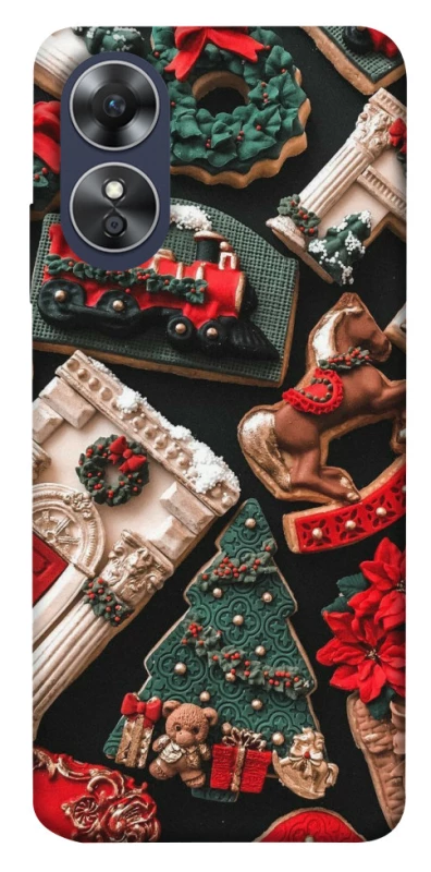 Чехол на Oppo A17 Новогодний v20 фото 1 из 1