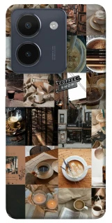 Чохол на Vivo Y36 Coffee collage ver.3 фото 1 з 1