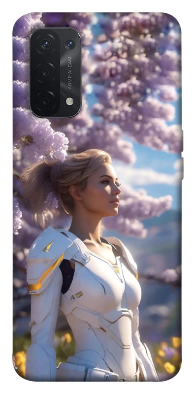 Чохол на Oppo A54 5G / A74 5G Cyber space girl ver.1 фото 1 з 1
