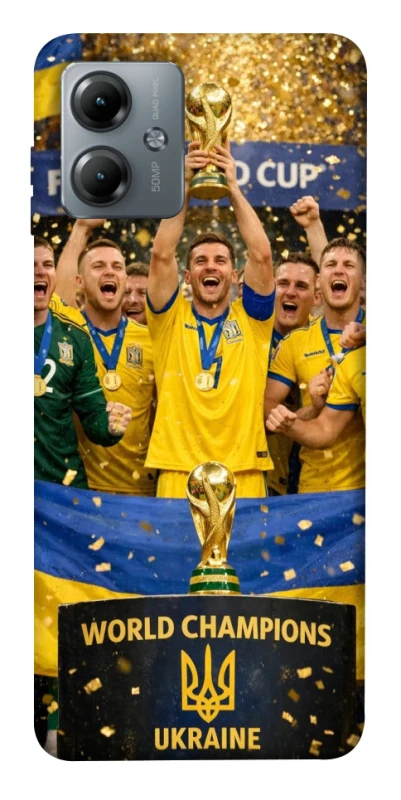 Чехол на Motorola Moto G14 UA-Football ver.5 фото 1 из 1