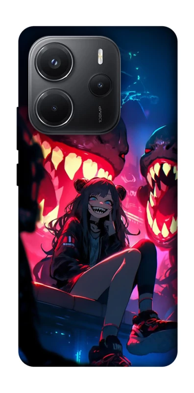 Чехол на Xiaomi Redmi Note 14 4G (Int. version) Anime girl фото 1 из 1