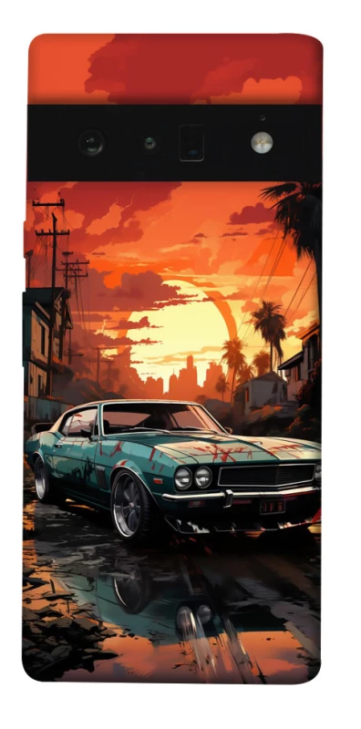 Чехол на Google Pixel 6 Pro Car at sunset фото 1 из 1