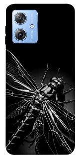 Чехол на Motorola Moto G84 Black dragonfly фото 1 из 1