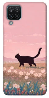 Чехол на Samsung Galaxy M12 cat on a field фото 1 из 1