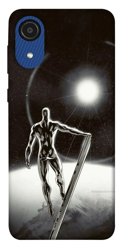 Чохол на Samsung Galaxy A03 Core Срібний серфер фото 1 з 1