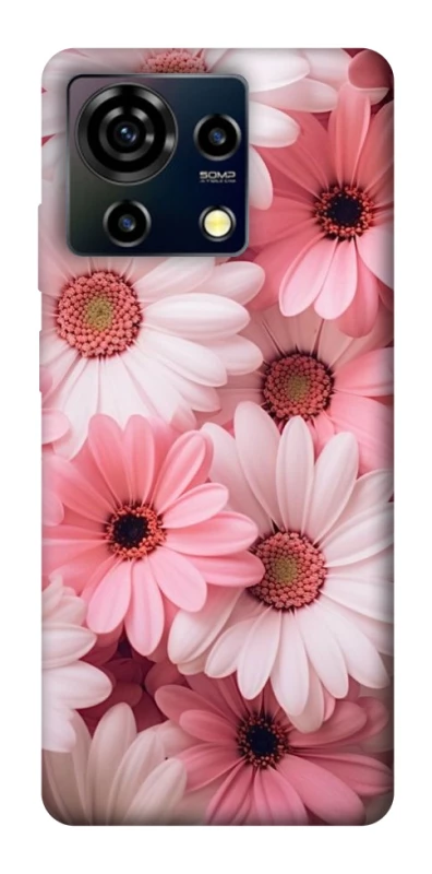 Чехол на ZTE Blade V50 Vita Розовые цветы v2 фото 1 из 1