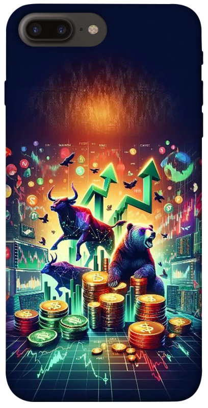 Чехол на Apple iPhone 7 plus / 8 plus Crypto market фото 1 из 1