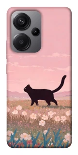 Чехол на Xiaomi Redmi Note 13 Pro+ cat on a field фото 1 из 1