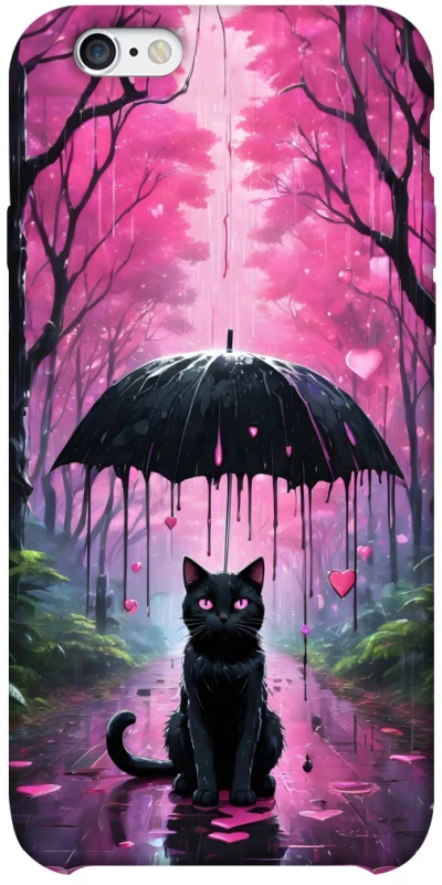 Чохол на Apple iPhone 6/6s plus (5.5") Black cat фото 1 з 1