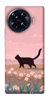 Чохол на TECNO Spark 20 Pro+ cat on a field фото 1 з 1