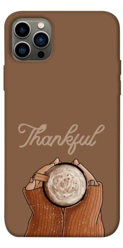 Чехол на Apple iPhone 12 Pro (6.1") Thankful coffee фото 1 из 1