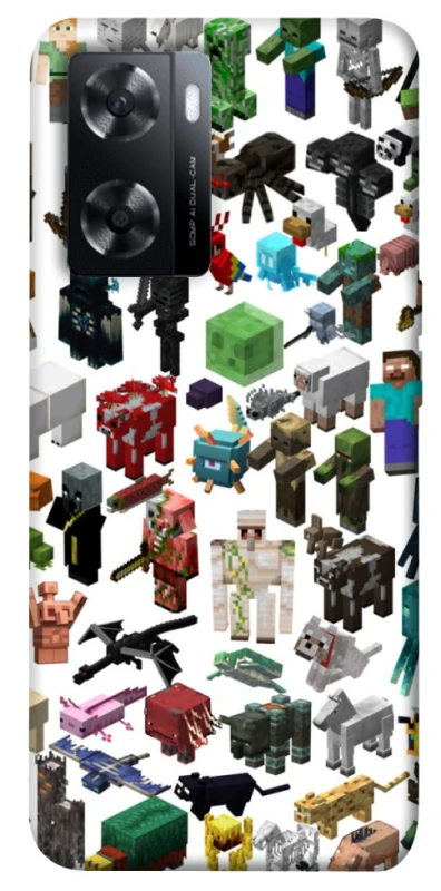 Чохол на Oppo A57s Minecraft v4 фото 1 з 1