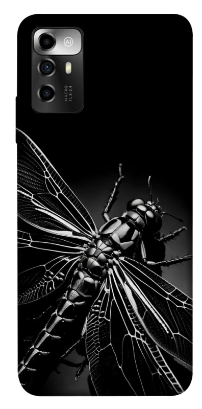 Чехол на ZTE Blade V40 Vita Black dragonfly фото 1 из 1