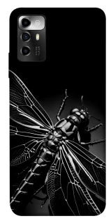Чехол на ZTE Blade V40 Vita Black dragonfly фото 1 из 1