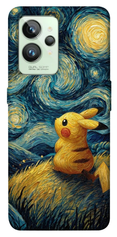 Чохол на Realme GT2 Pikachu and Van Gogh фото 1 з 1