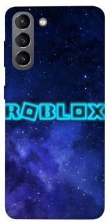 Чохол на Samsung Galaxy S21 Roblox Space Logo Blue фото 1 з 1