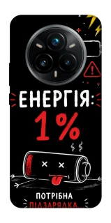 Чехол на Realme 14 Pro+ Енергія: 1% фото 1 из 1