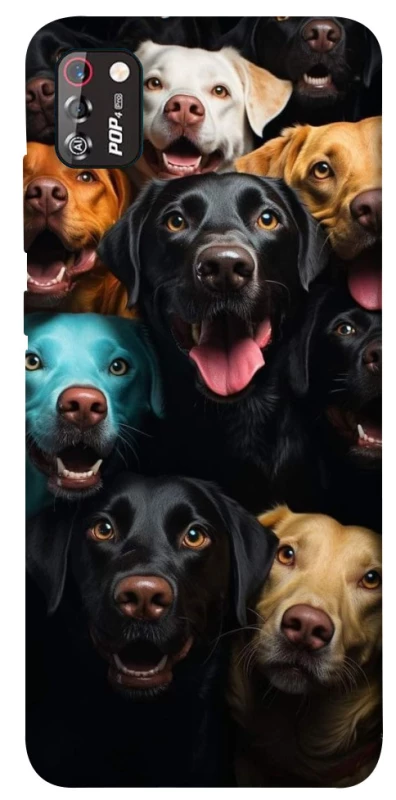 Чехол на TECNO POP 4 Pro Собаки фото 1 из 1