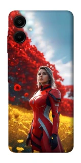 Чехол на Samsung Galaxy A07 Cyber space girl ver.5 фото 1 из 1