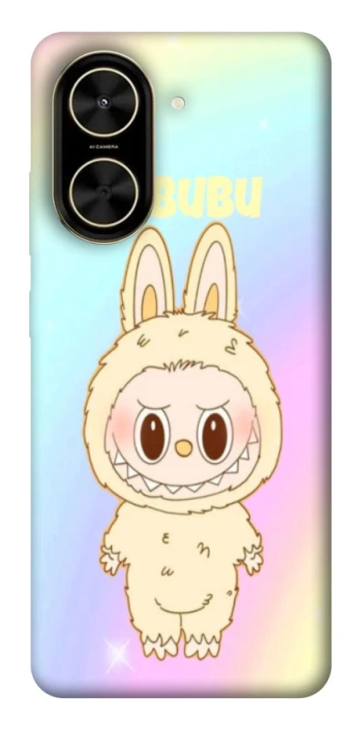 Чохол на Xiaomi Poco C71 Fluffy Rainbow Labubu фото 1 з 1