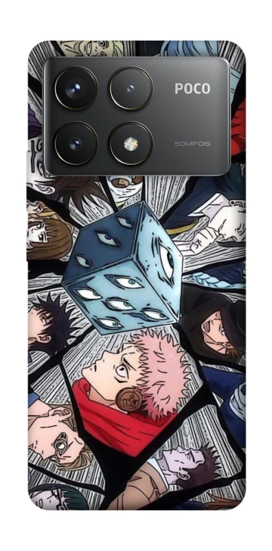 Чохол на Xiaomi Poco F6 Pro jujutsu kaisen v4 фото 1 з 1