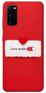Чохол на Samsung Galaxy S20 Love Mode ON фото 1 з 1