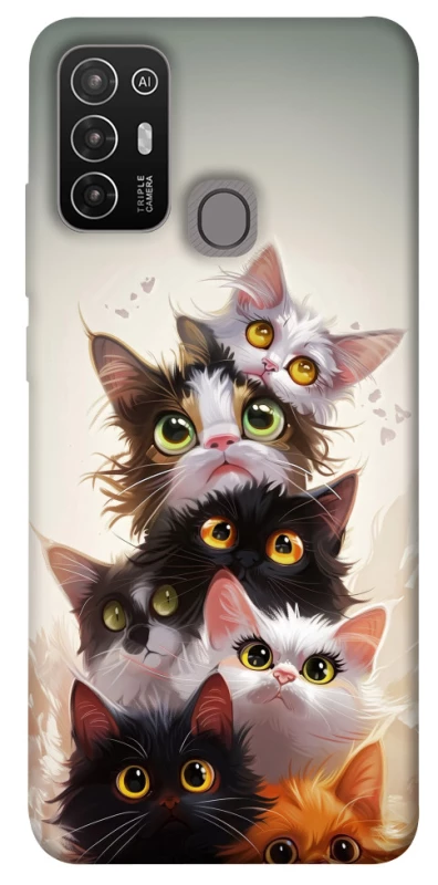 Чехол на ZTE Blade A52 Сat eyes фото 1 из 1
