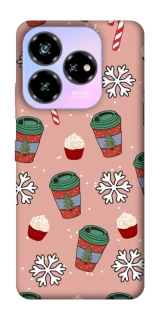 Чохол на ZTE Nubia V60 Desing Новорічний v38 фото 1 з 1