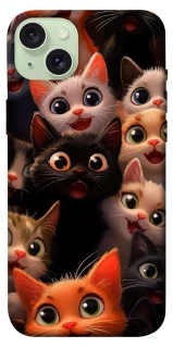 Чохол на Apple iPhone 15 Plus (6.7") happy cats фото 1 з 1