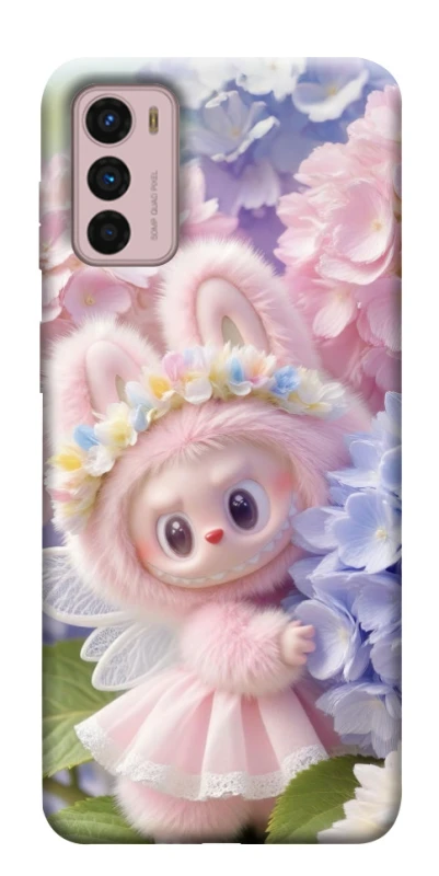 Чохол на Motorola Moto G42 Labubu & Flowers ver.1 фото 1 з 1