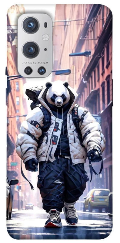 Чехол на OnePlus 9 Pro Панда курьер фото 1 из 1