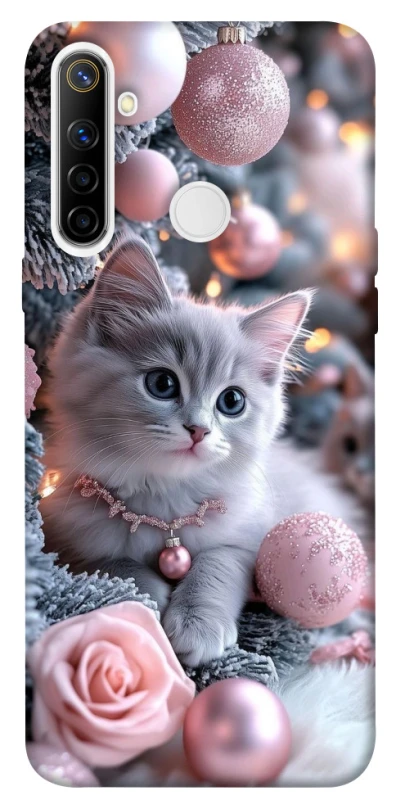 Чохол на Realme 6i Christmas Kitty фото 1 з 1