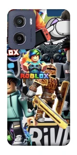 Чохол на Motorola Moto E15 Roblox collage ver.1 фото 1 з 1
