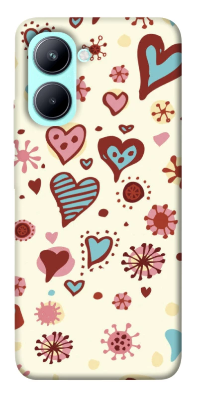 Чехол на Realme C33 Pretty hearts фото 1 из 1