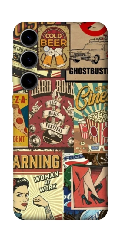 Чохол на Samsung Galaxy S25 Retro collage ver.2 фото 1 з 1